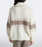 Fusalp Mireva mohair-blend half-zip sweater