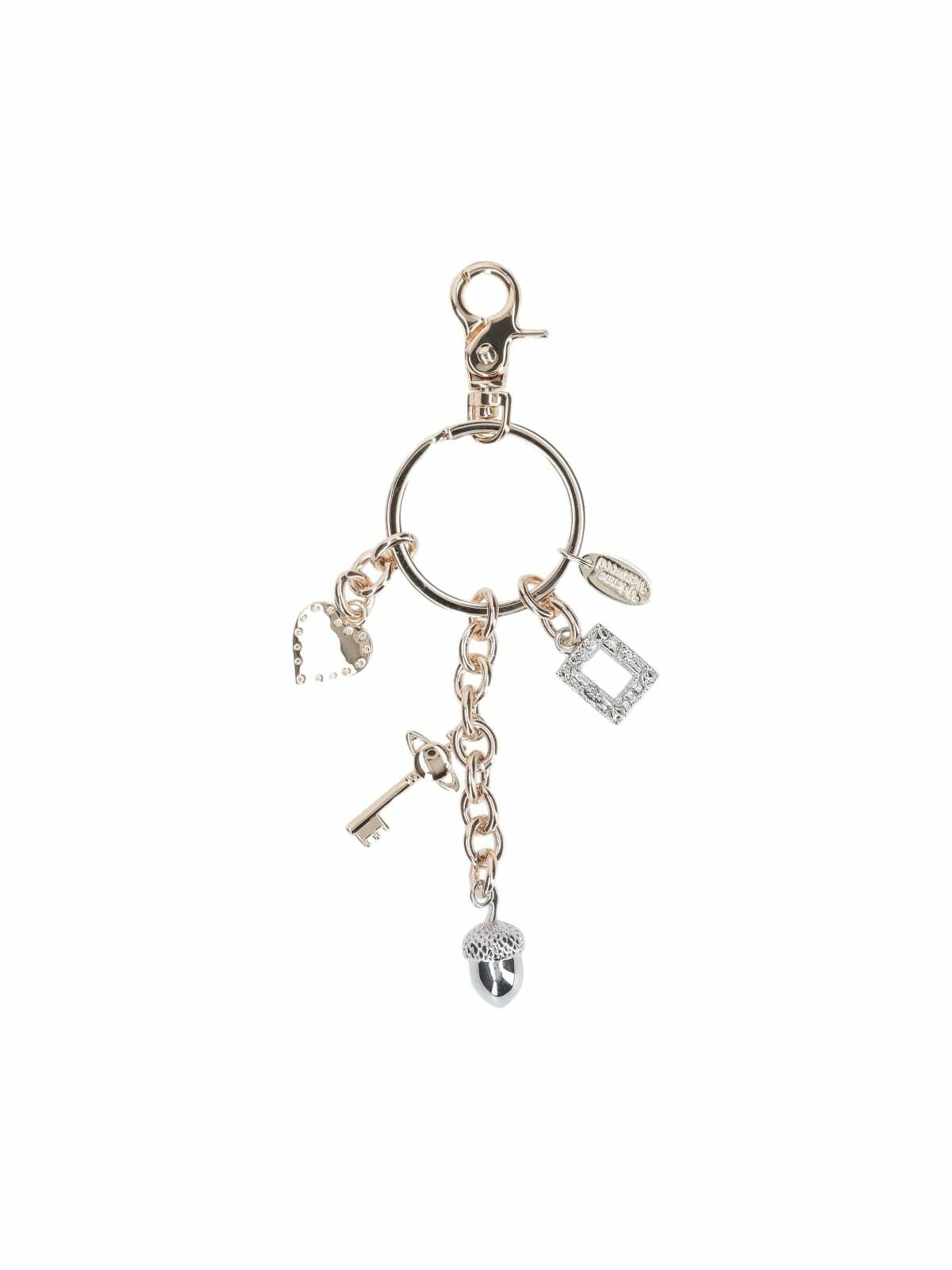 【送料&関税込】Vivienne Westwood Portachiave i Love Orb Vivienne Westwood I Love Orb キーホルダー | シルバートーン
