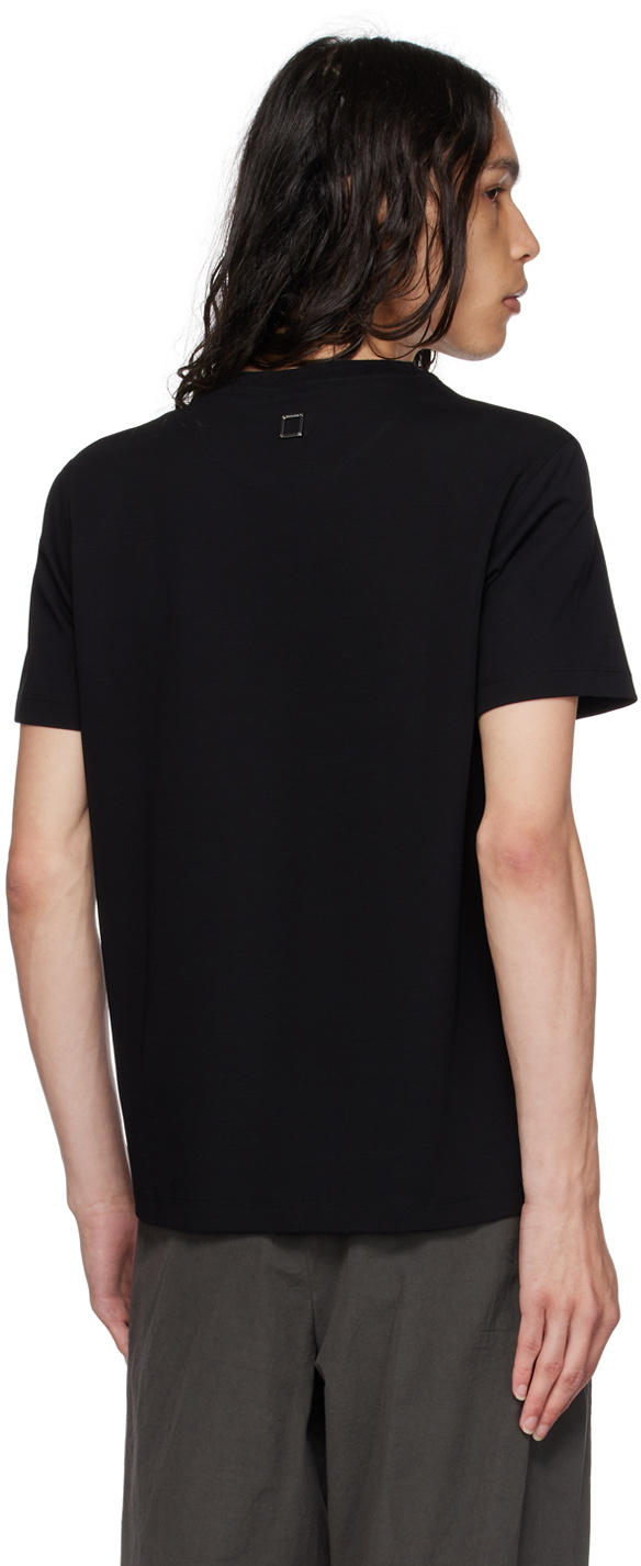 Wooyoungmi Black Front 'Seoul' T-Shirt Wooyoungmi