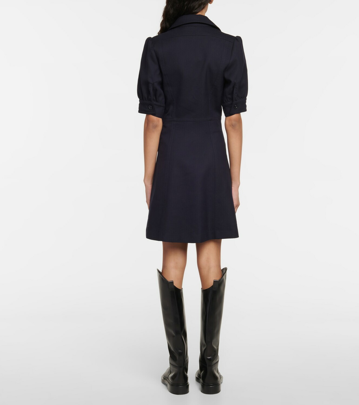 See By Chloe - A-line cotton-blend minidress