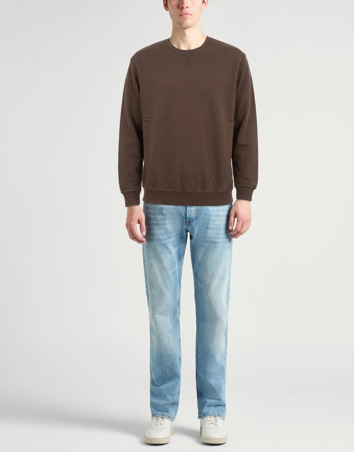 Crossley Mens Sweatshirt in Brown