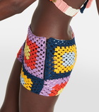 Marni x No Vacancy Inn crochet cotton shorts