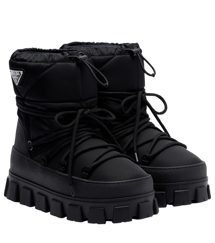 Photo: Prada Re-Nylon gabardine snow boots