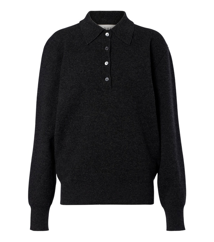Photo: Róhe Wool, cashmere, and silk-blend polo sweater
