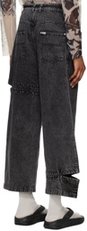 Perks and Mini Black Floating Bri Bri Jeans