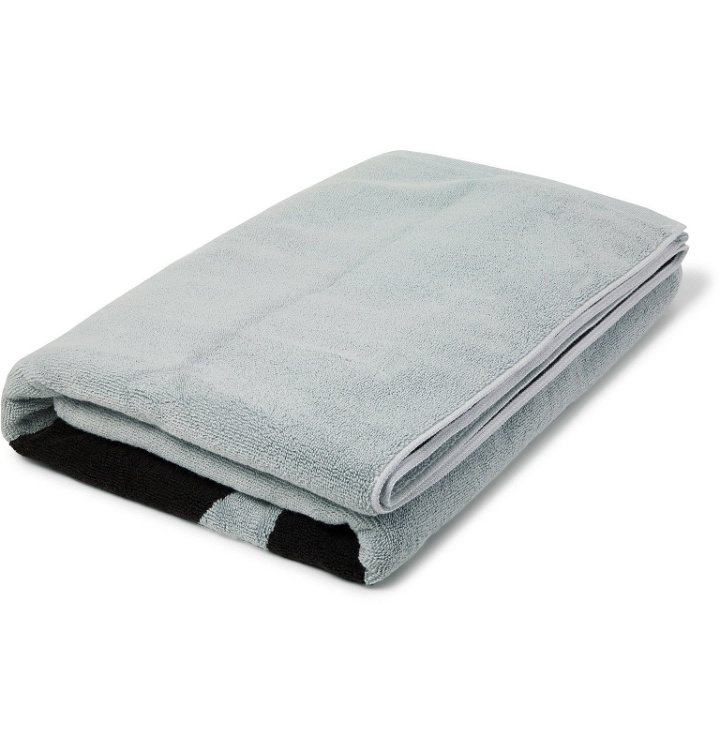 Photo: DISTRICT VISION - Reigning Champ Radical Retreat Printed Cotton-Blend Terry Towel - Gray