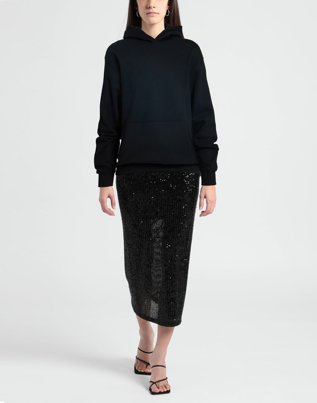 Shoe Womens Sweatshirt in Black