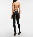 Wolford - x Mugler cutout lace-up tights