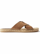 Zegna - Panarea Suede Sandals - Brown