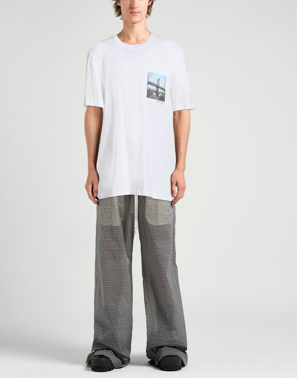 Helmut Lang Mens T-shirt in White