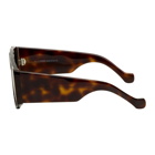 Loewe Black and Tortoiseshell Mask Sunglasses