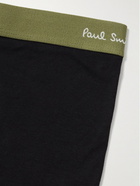 Paul Smith - Three-Pack Stretch-Cotton Boxer Briefs - Black