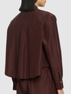 FORTE_FORTE - Chic Taffeta Boxy Shirt