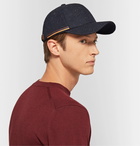 Paul Smith - Stripe-Trimmed Wool-Tweed Baseball Cap - Blue