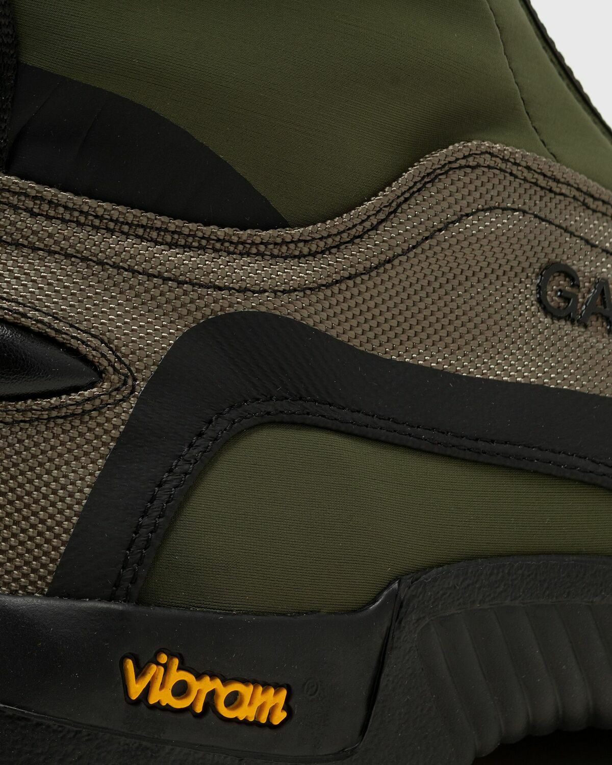 Ganni Performance High Top Zip Sneaker Green Boots GANNI