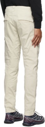 C.P. Company Off-White Stretch Sateen Cargo Pant