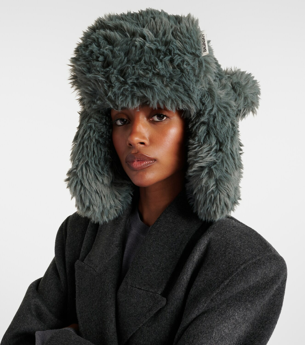 Ruslan Baginskiy Faux fur hat