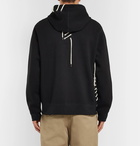 Craig Green - Lace-Detailed Bonded-Jersey Hoodie - Men - Black