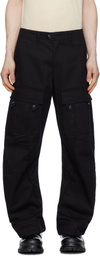 JiyongKim Gray Curved Wrap Trousers