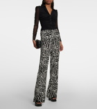 Diane von Furstenberg - Caspian printed jersey pants