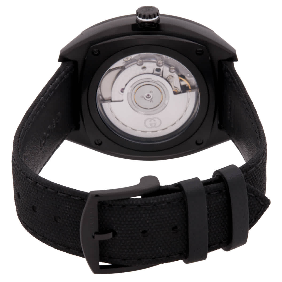 Gucci Interlocking G Automatic Black Dial Mens Watch YA142330