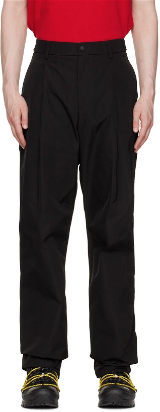 Photo: Moncler Black Polyester Trousers