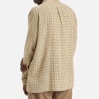 Beams Plus Men's Gunclub Mesh Button Down Shirt in Beige