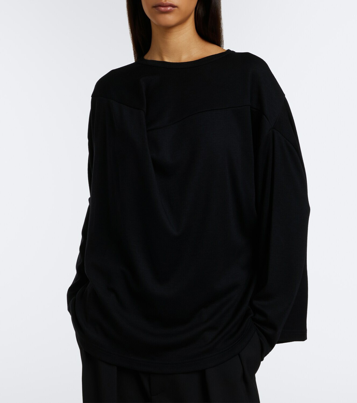 Junya Watanabe Draped wool top