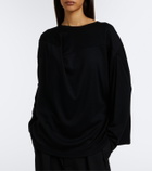 Junya Watanabe Draped wool top