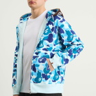 A Bathing Ape Men's ABC Camo 2nd Ape Zip Hoodie in Blue