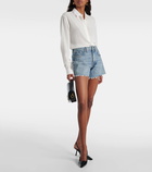 Agolde Parker denim shorts