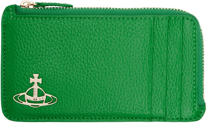 Photo: Vivienne Westwood Green Zip Card Holder