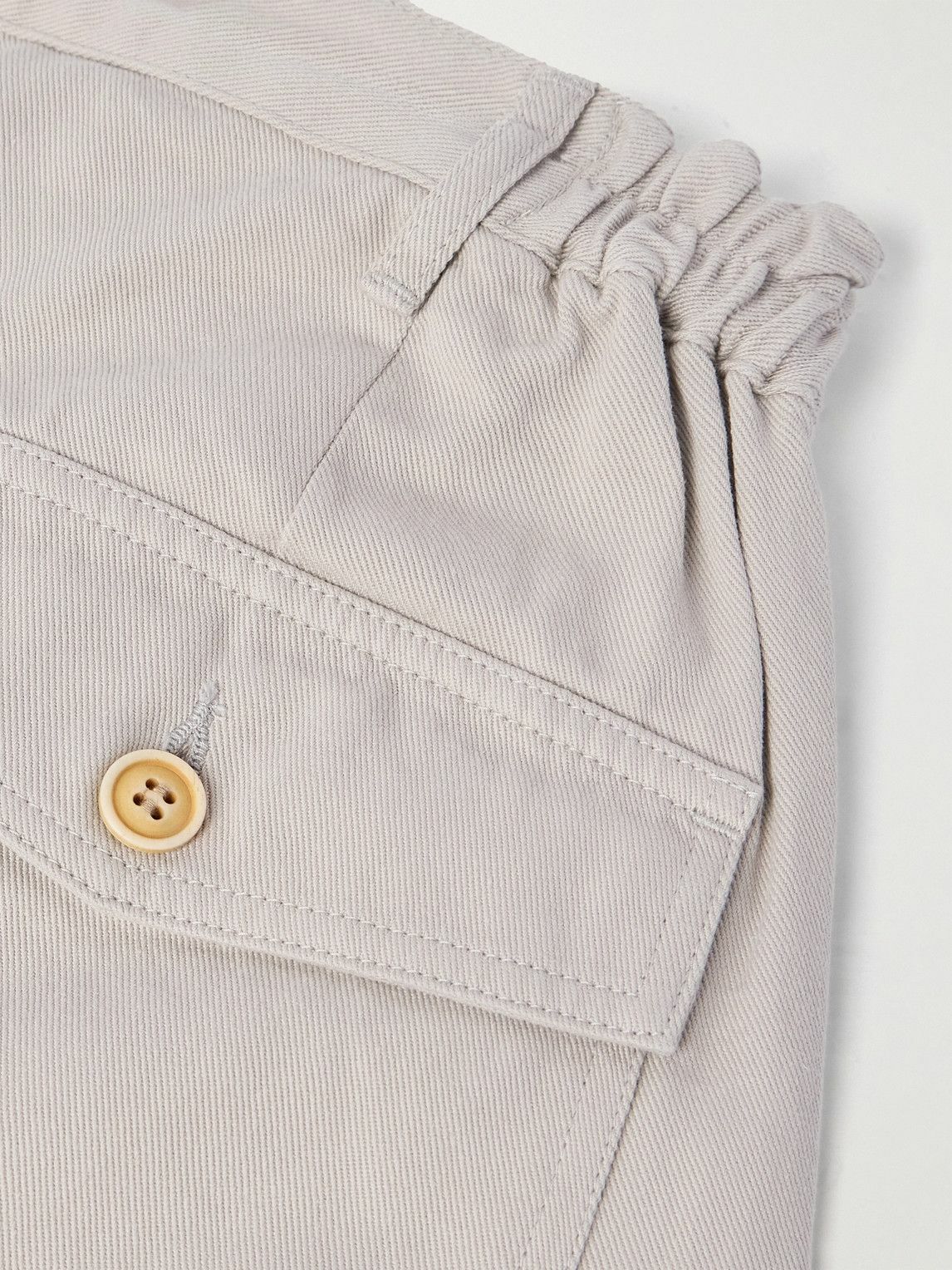 Visvim - Carrol Tapered Cotton-Twill Trousers - Neutrals