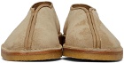 Lemaire Beige Piped Loafers