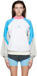 7 DAYS Active Off-White Nylon Sweater