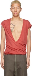 Rick Owens Red Dylan T-Shirt