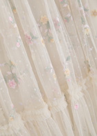 Needle & Thread Dragonfly Garden Embroidered Tulle Gown Cream