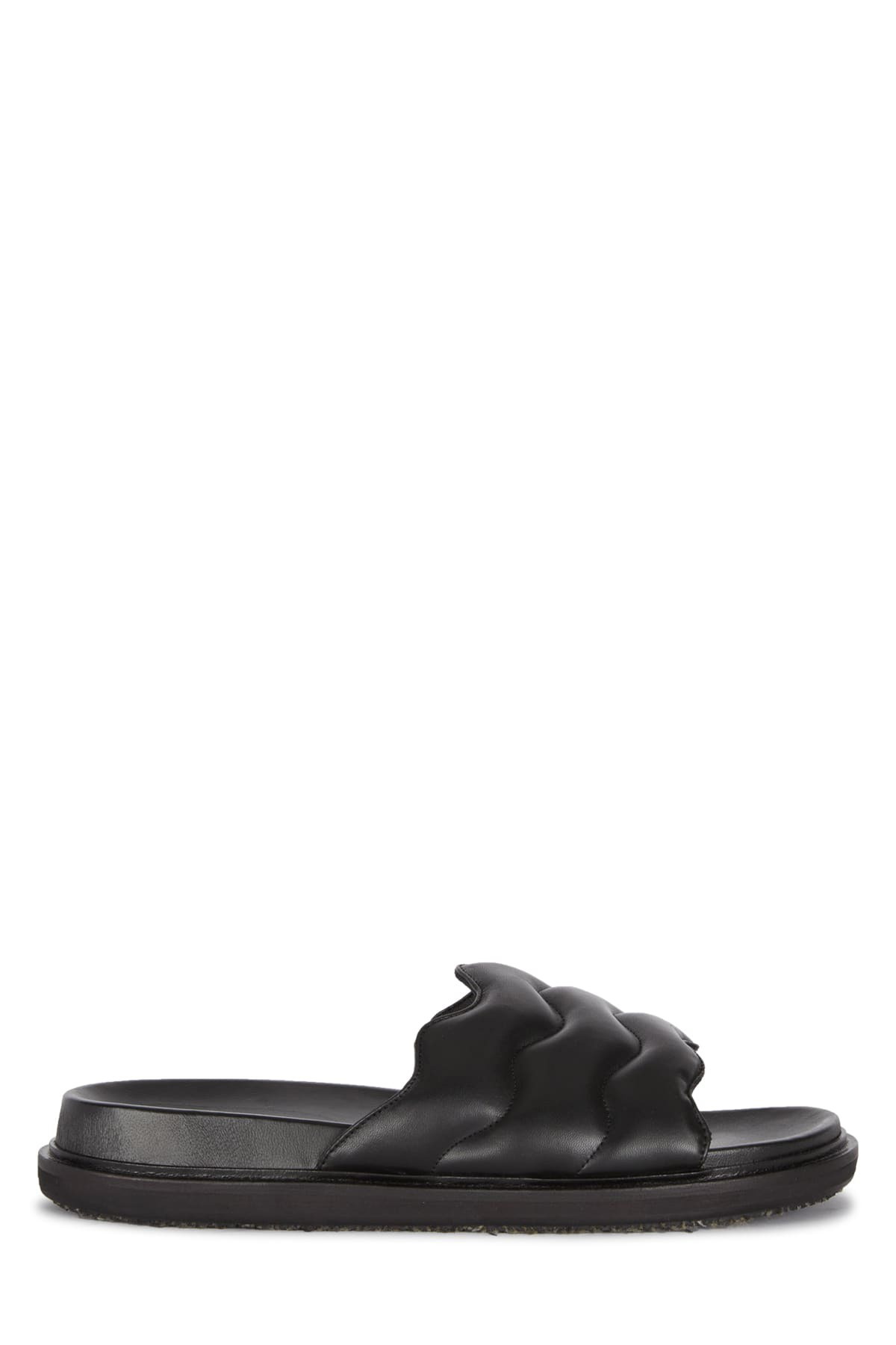 【関税&送料込】Marni Black Leather Pablo Slippers Marni Black Pablo Sabot Slippers Marni
