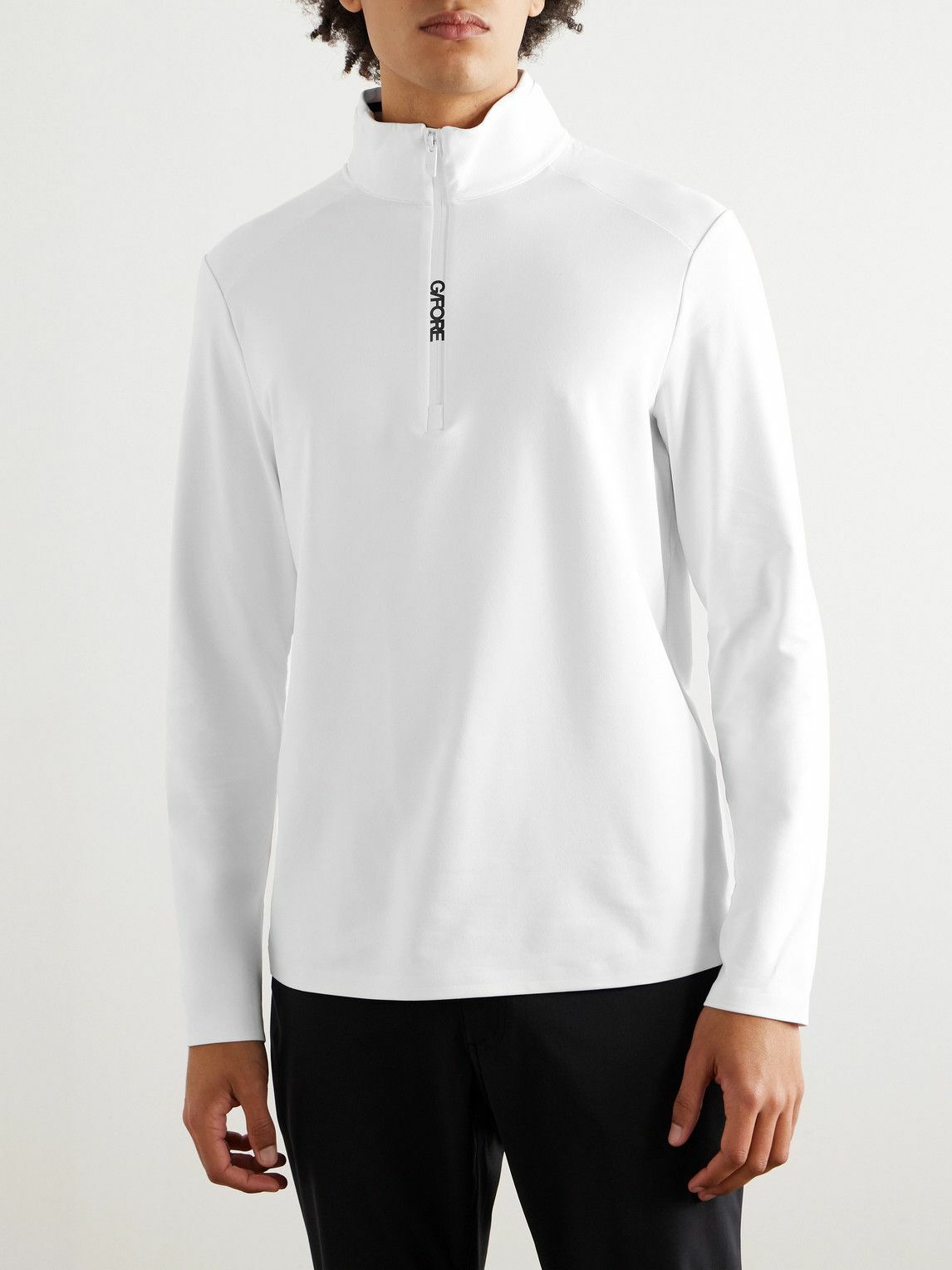 G/FORE - Tech-Jersey Golf Half-Zip Sweatshirt - White
