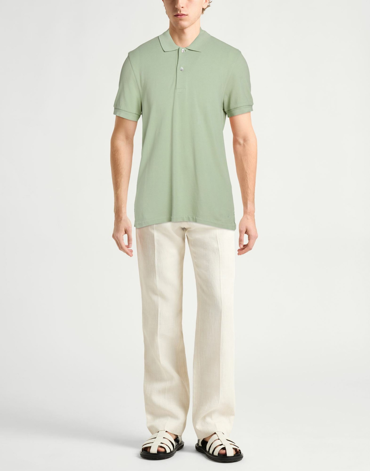Tom Ford Mens Polo shirt in Green