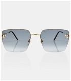 Cartier Eyewear Collection - Panthère de Cartier square sunglasses