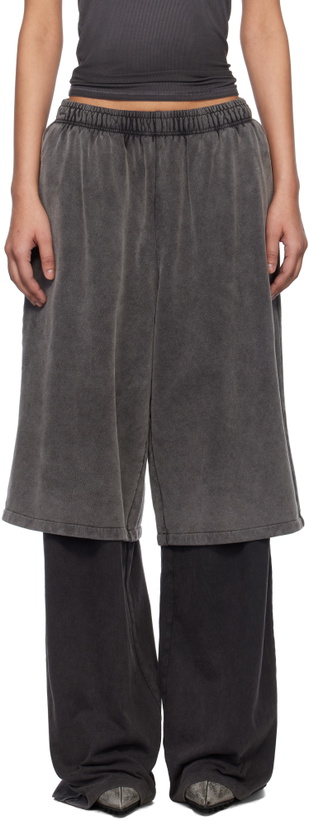 Photo: Acne Studios Gray Layered Lounge Pants