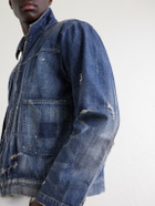 Neighborhood - Distressed Denim Jacket - Blue