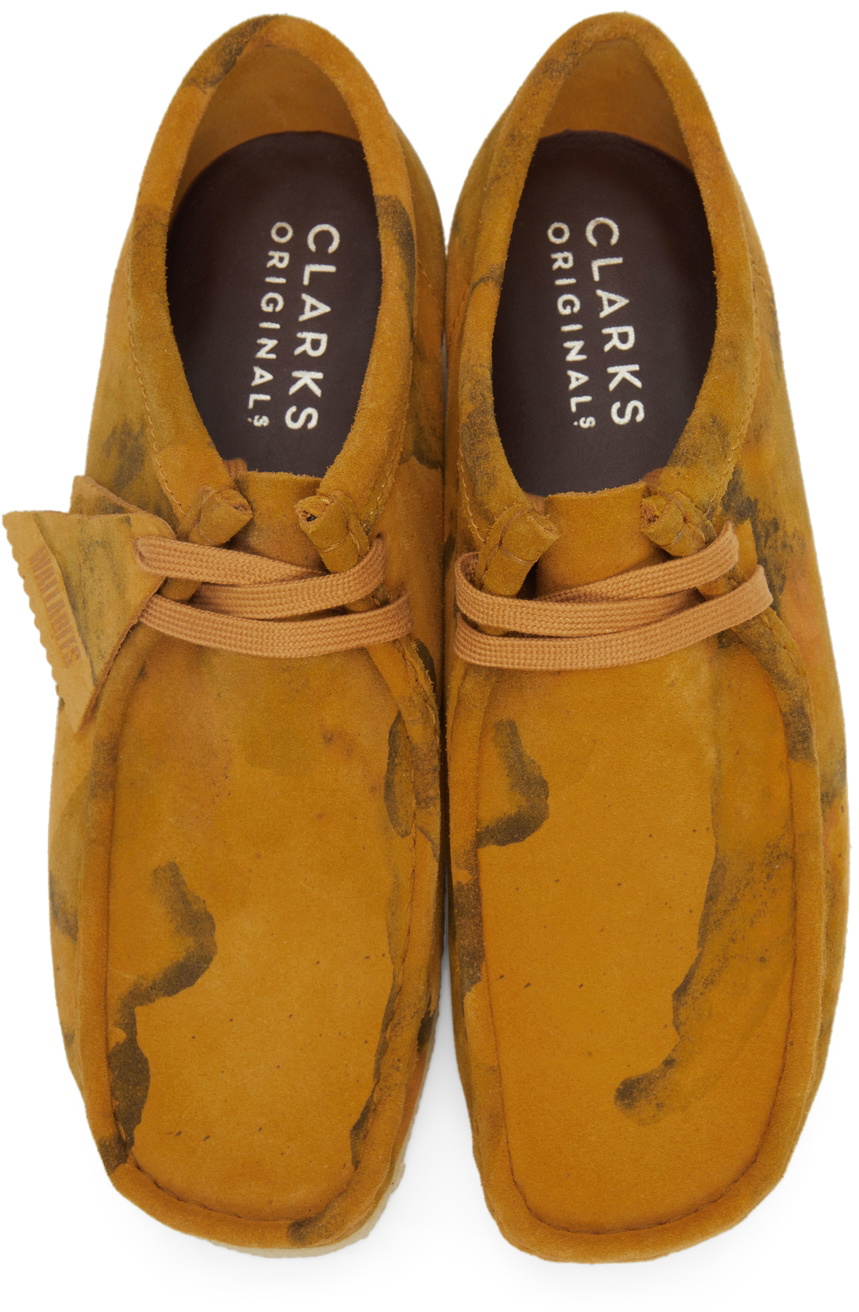 Clarks Originals: Orange Wallabee Derbys