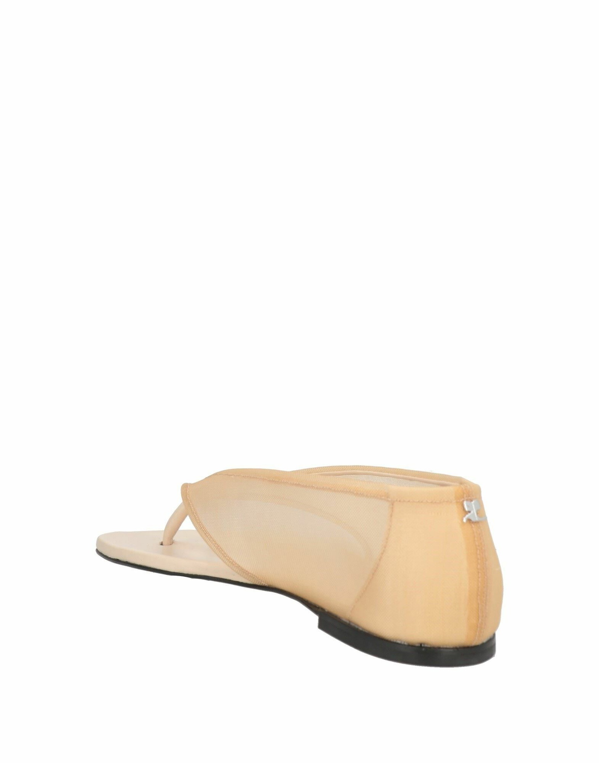 Courrèges Womens Thong sandal Cream