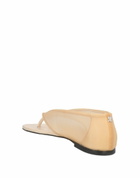 Courrèges Womens Thong sandal Cream