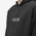 Calvin Klein Men's Box Logo Hoody in Black