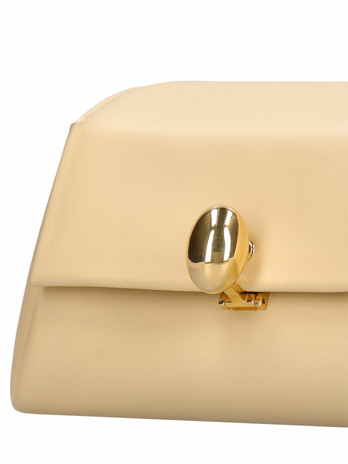 JIL SANDER - Small Almond Leather Shoulder Bag Jil Sander