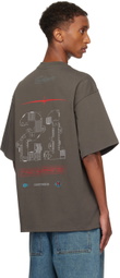 NAMESAKE Gray Sava Oversized Stone Buddha T-Shirt