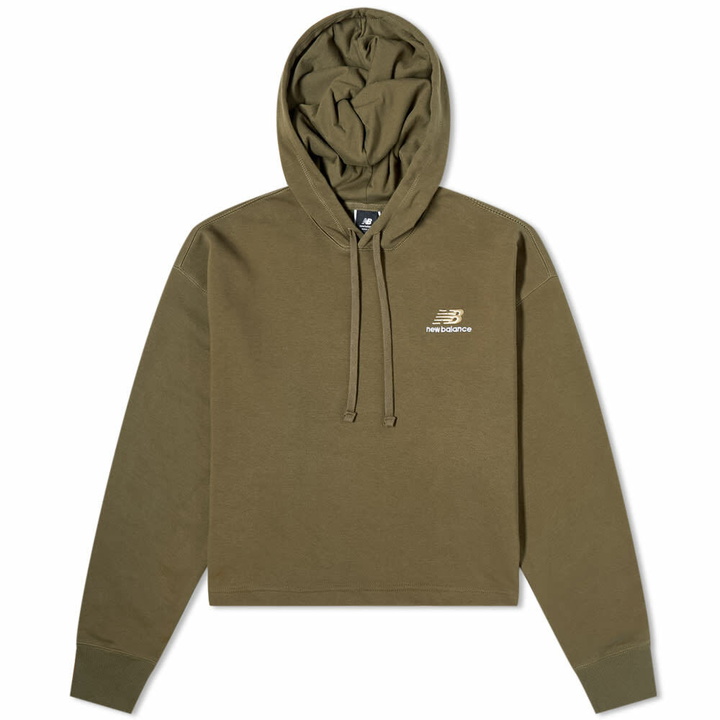 Photo: New Balance Essentials Uni-ssentials Crop Hoody